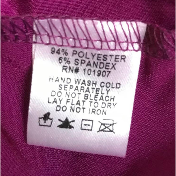 Effortless Style Purple Blouse Womens 3X NWT Collared V Neck LS QVC - Picture 4 of 6